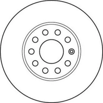 Гальмівний диск передній VW Caddy,Golf/Audi A3/Seat Leon/Skoda Octavia Jurid 562235JC
