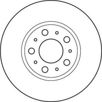 Гальмівний диск передній Volvo S60 / S70 / S80 / V70 / XC70 Cross Country Jurid 562244JC