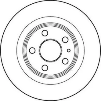 Диск гальмівний (комп. 2шт.) Jurid 562246JC