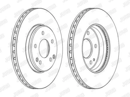 Гальмівний диск Jurid 562248JC-1