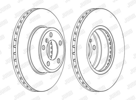Гальмівний диск Jurid 562272JC-1
