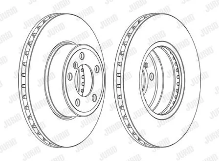 Гальмівний диск Jurid 562272JC-1