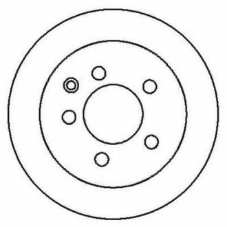 Гальмівний диск задній Nissan Juke, Leaf, Qashqai, X-Trail / Renault Koleos / Toyota Alphard Jurid 562280JC