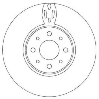 FIAT гальмівний диск передн. Bravo, Stilo Jurid 562295JC