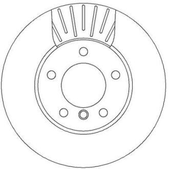 Гальмівний диск передній BMW 1-Series, 3-Series Jurid 562317JC
