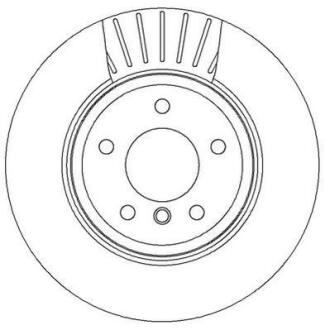 Гальмівний диск задній BMW 5-Series (E60, E61), 6-Series (E63, E64) Jurid 562319JC