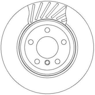 Гальмівний диск задній BMW X3 (E83) Jurid 562327JC