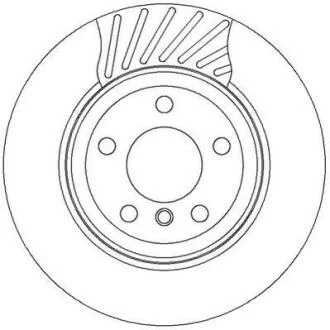 Гальмівний диск задній BMW X3 (E83) Jurid 562327JC
