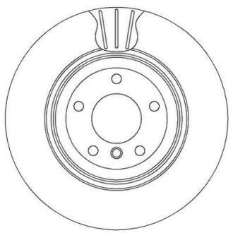 Гальмівний диск задній BMW 3-Series, X1 Jurid 562334JC