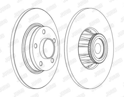 Гальмівний диск Jurid 562365JC-1