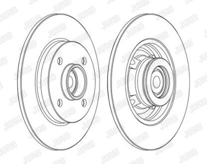 Гальмівний диск Jurid 562373J-1