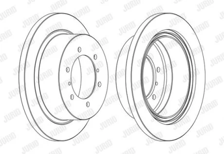 Гальмівний диск Jurid 562380JC-1