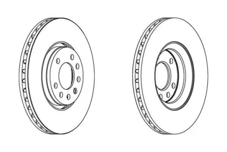 Гальмівні диски Jurid 562385JC (фото 1)