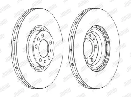 Диск гальмівний Jurid 562398JC-1