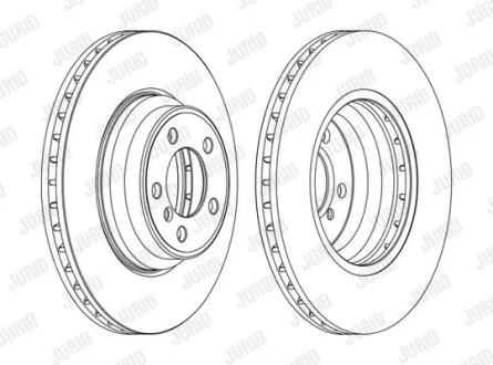 Гальмівний диск Jurid 562401JC-1