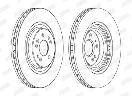 Гальмівний диск Jurid 562402JC-1
