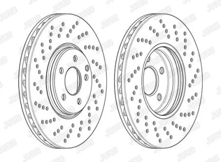 Гальмівний диск Jurid 562404JC-1