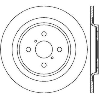 Гальмівний диск задній Toyota Yaris Jurid 562422JC