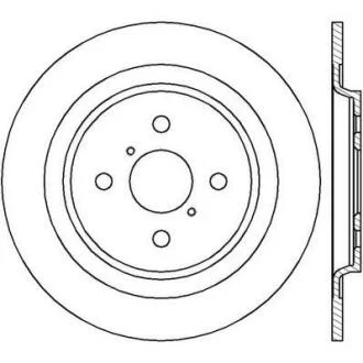 Гальмівний диск задній Toyota Yaris Jurid 562422JC