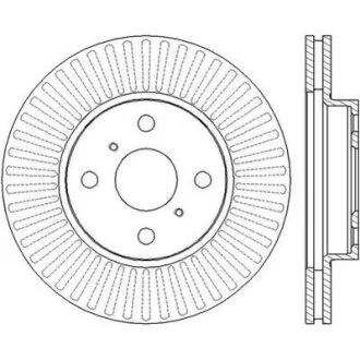 Диск гальмівний (комп. 2шт.) Jurid 562455JC
