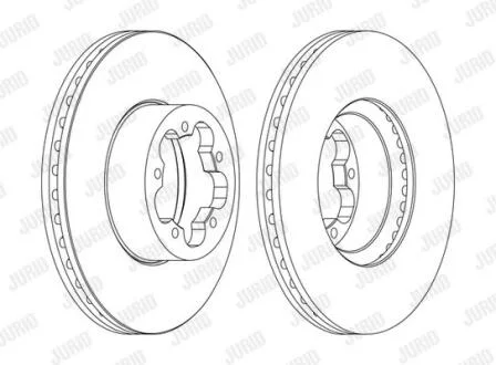Гальмівний диск Jurid 562540JC-1