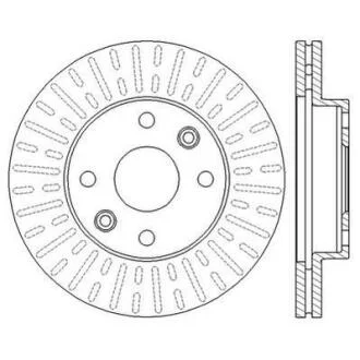Диск тормозной (комп. 2шт.) Jurid 562556JC