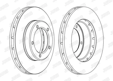 Гальмівний диск Jurid 562559JC-1