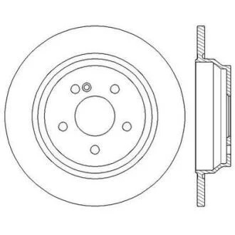 Гальмівний диск задній Mercedes S-Class, SL Jurid 562566JC