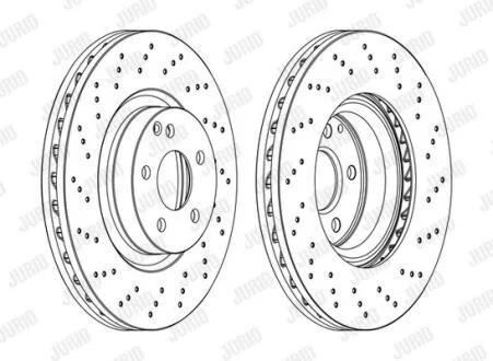 Гальмівний диск Jurid 562567JC-1