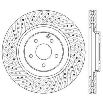 Гальмівний диск передній Mercedes C-Class, CLK, SLK Jurid 562569JC