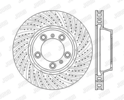 Гальмівний диск Jurid 562589JC-1
