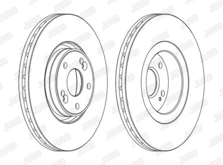 Диск гальмівний Jurid 562593JC-1