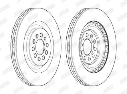 Гальмівний диск Jurid 562597JC-1
