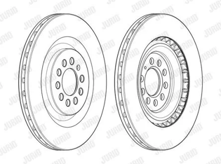 Гальмівний диск Jurid 562597JC-1