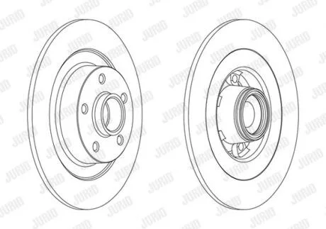 Гальмівний диск Jurid 562608J-1
