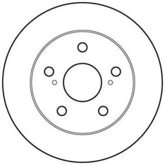 Гальмівний диск задній Toyota Auris Corolla Jurid 562617JC