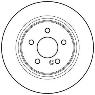 Гальмівний диск задній Mercedes C-Class, E-Class Jurid 562620JC