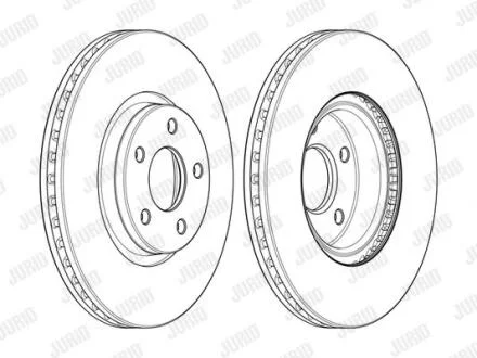 Гальмівний диск Jurid 562624JC-1