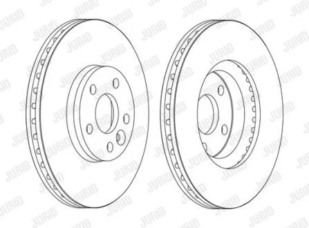 Гальмівний диск Jurid 562628JC-1