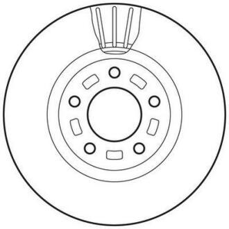 Гальмівний диск передній Mazda 3, 5 Jurid 562635JC