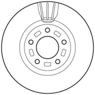 Гальмівний диск передній Mazda 3, 5 Jurid 562635JC
