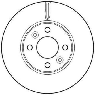 Гальмівний диск передній DACIA Dokker, Lodgy / MERCEDES-BENZ Citan / NISSAN Micra / RENAULT Zoe, Twi Jurid 562636JC