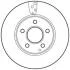 Гальмівний диск передній Mercedes C-Class (W204, S204, C204) (2007->) Jurid 562637JC (фото 1)