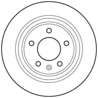 Гальмівний диск задній Chevrolet Cruze, Orlando, Volt / Opel Ampera, Astra, Cascada, Zafira Tourer Jurid 562640JC