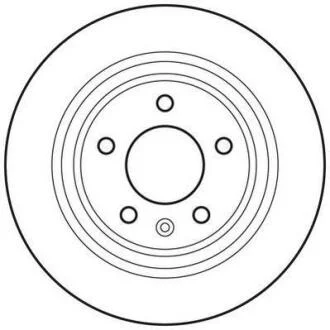 Гальмівний диск задній Chevrolet Cruze, Orlando, Volt / Opel Ampera, Astra, Cascada, Zafira Tourer Jurid 562640JC