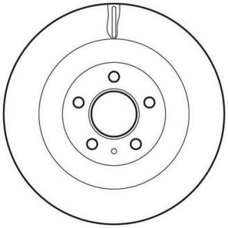 Гальмівний диск задній Audi A4 (B8), A7, Q5 Jurid 562645JC