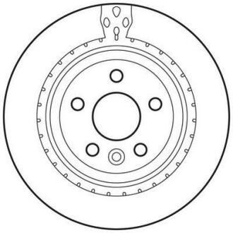 Гальмівний диск задній Volvo S60, S80, V60, V70, XC70 Jurid 562650JC