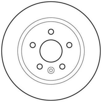 Гальмівний диск задній Opel Astra J, Mokka / Cherrolet Cruze, Aveo, Trax Jurid 562651JC