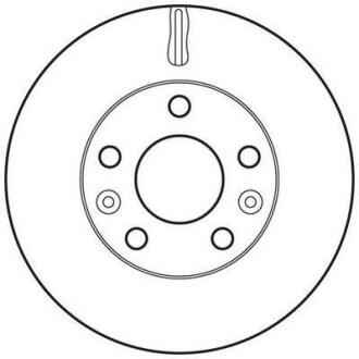 Гальмівний диск передній Renault Duster, Megane IV / Dacia Duster Jurid 562658JC