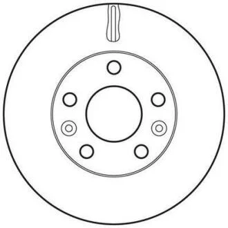 Гальмівний диск передній Renault Duster, Megane IV / Dacia Duster Jurid 562658JC